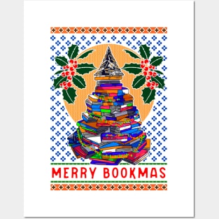 Funny Book Gifts Men Women Kids Bookworm Book Ugly Christmas Posters and Art